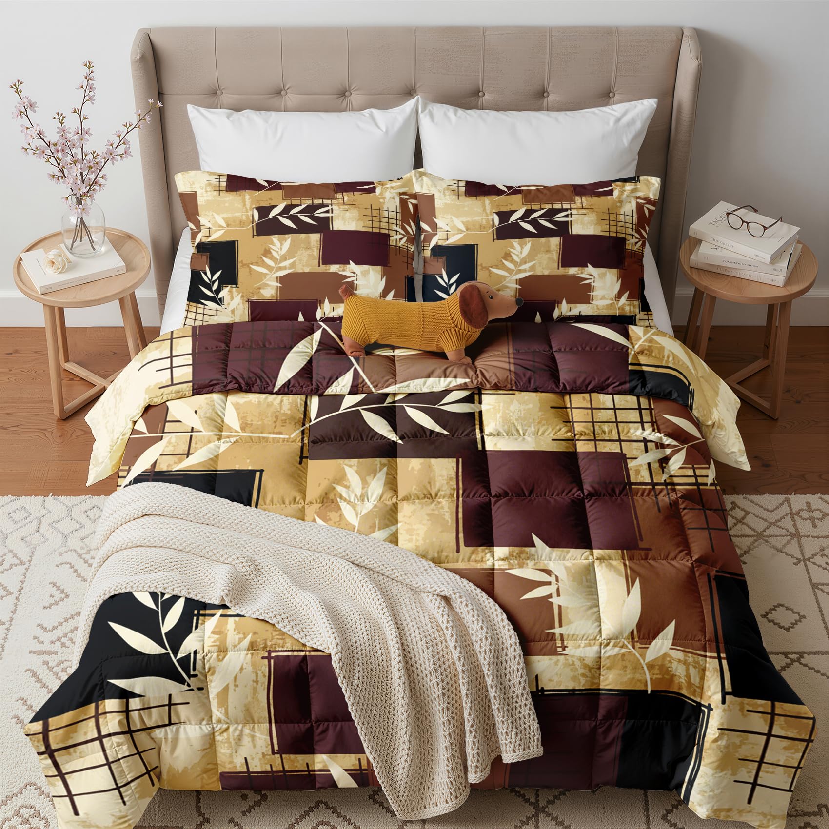 GEDAEUBA Patchwork Coverless Duvet Double 10.5 Tog