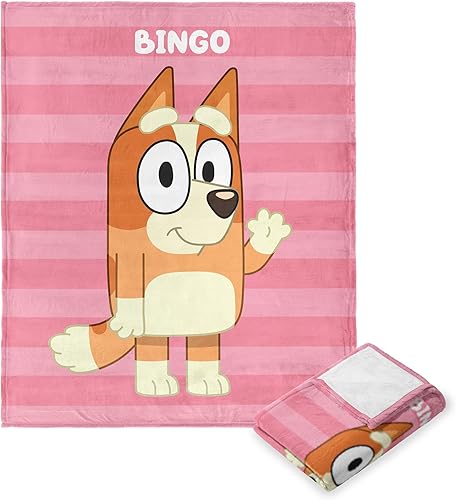 Northwest Bluey - Manta de seda táctil, 50 x 60 pulgadas, Roll Call Bingo