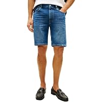 Tommy Hilfiger Uomo Pantaloncini in Jeans Denton Cobalt Blue in Cotone Elasticizzato
