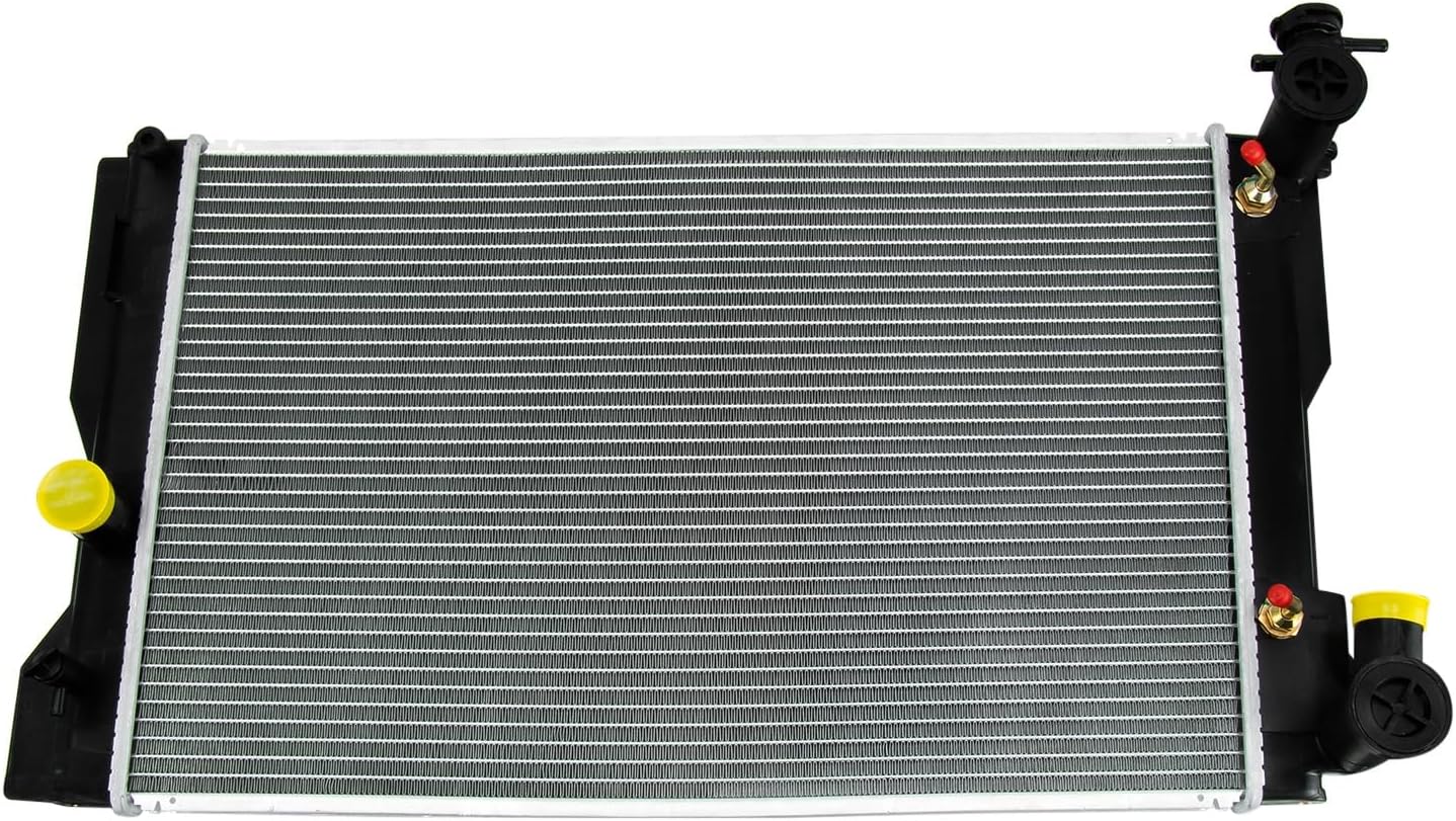 CU13106 Radiator Compatible with 2009-2017 Toyota Corolla Matrix 1.8L L4 Gas & 2009-2010 Pontiac Vibe, Aluminium Core Cooling Radiator