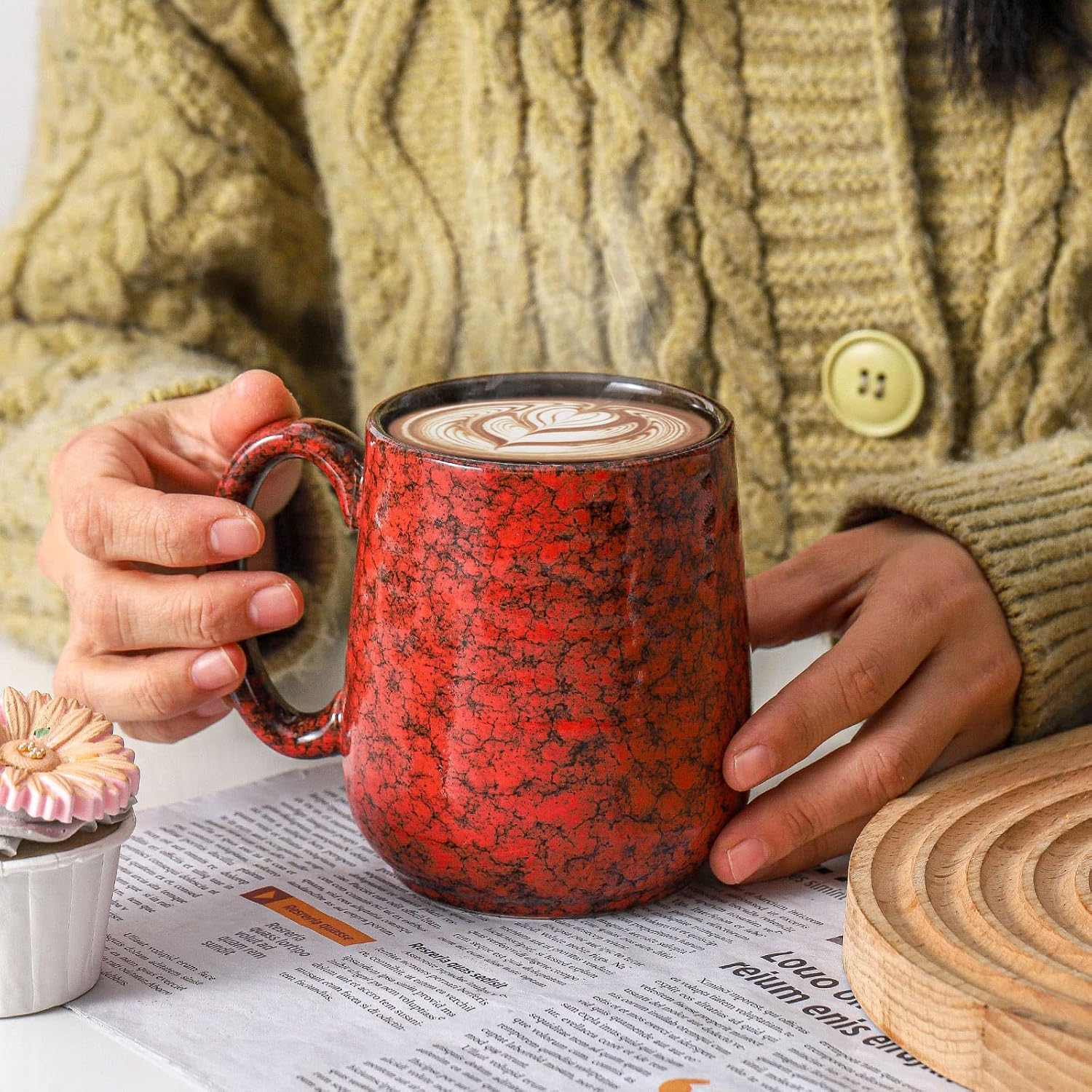 20 oz Stoneware Mug for Tea Soup Milk as Gifts product image
