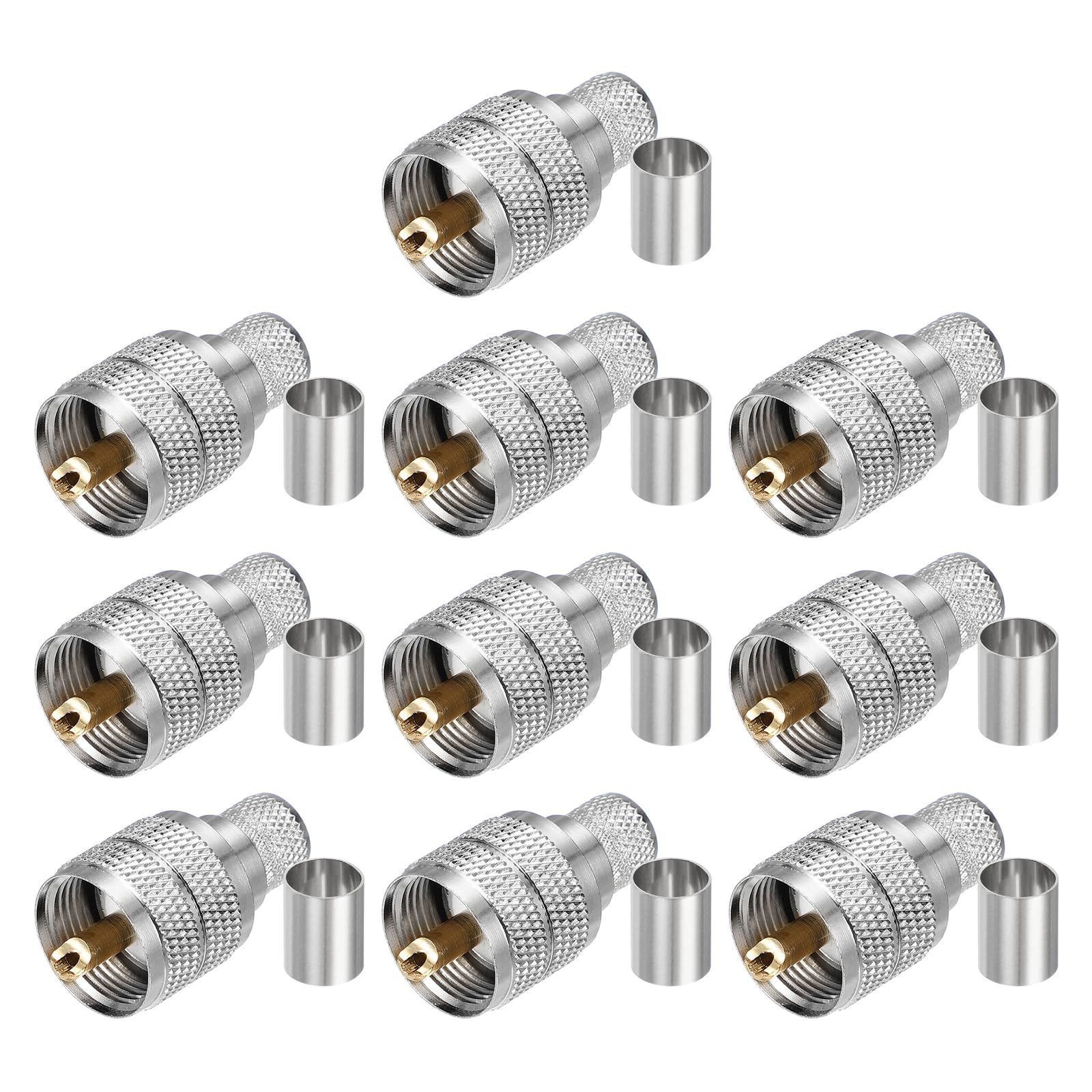 Conectores UHF macho de 7,8 mm para mejorar la antena del coche y sintonizar emisoras sin ruido 6