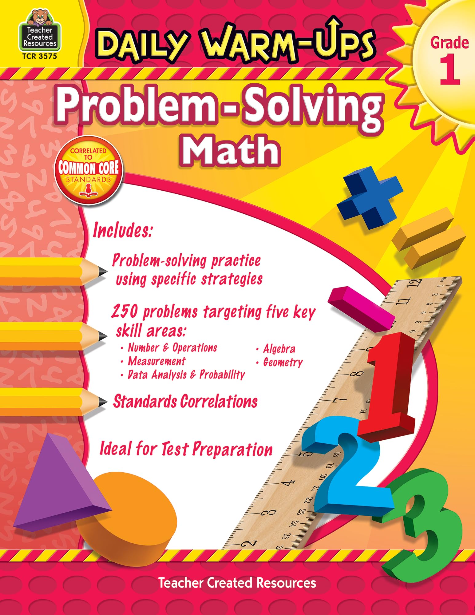Daily Warm-Ups: Problem Solving Math Grade 1: Problem Solving Math Grade 1