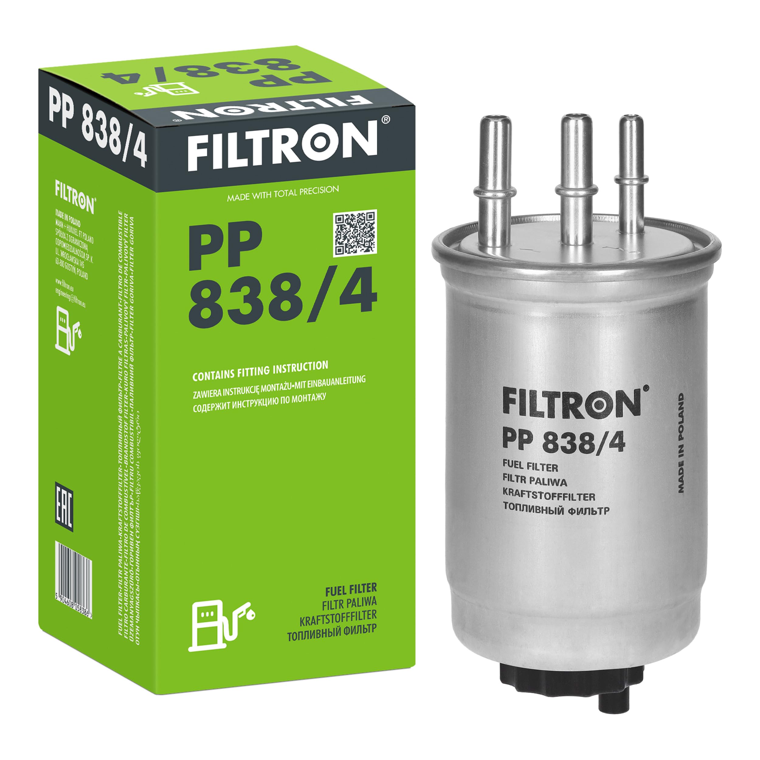 Fits FILTRON PP 838/4 FUEL FILTER - DIESEL FORD FOCUS, MONDEO III (00 ⭐UK Stock⭐
