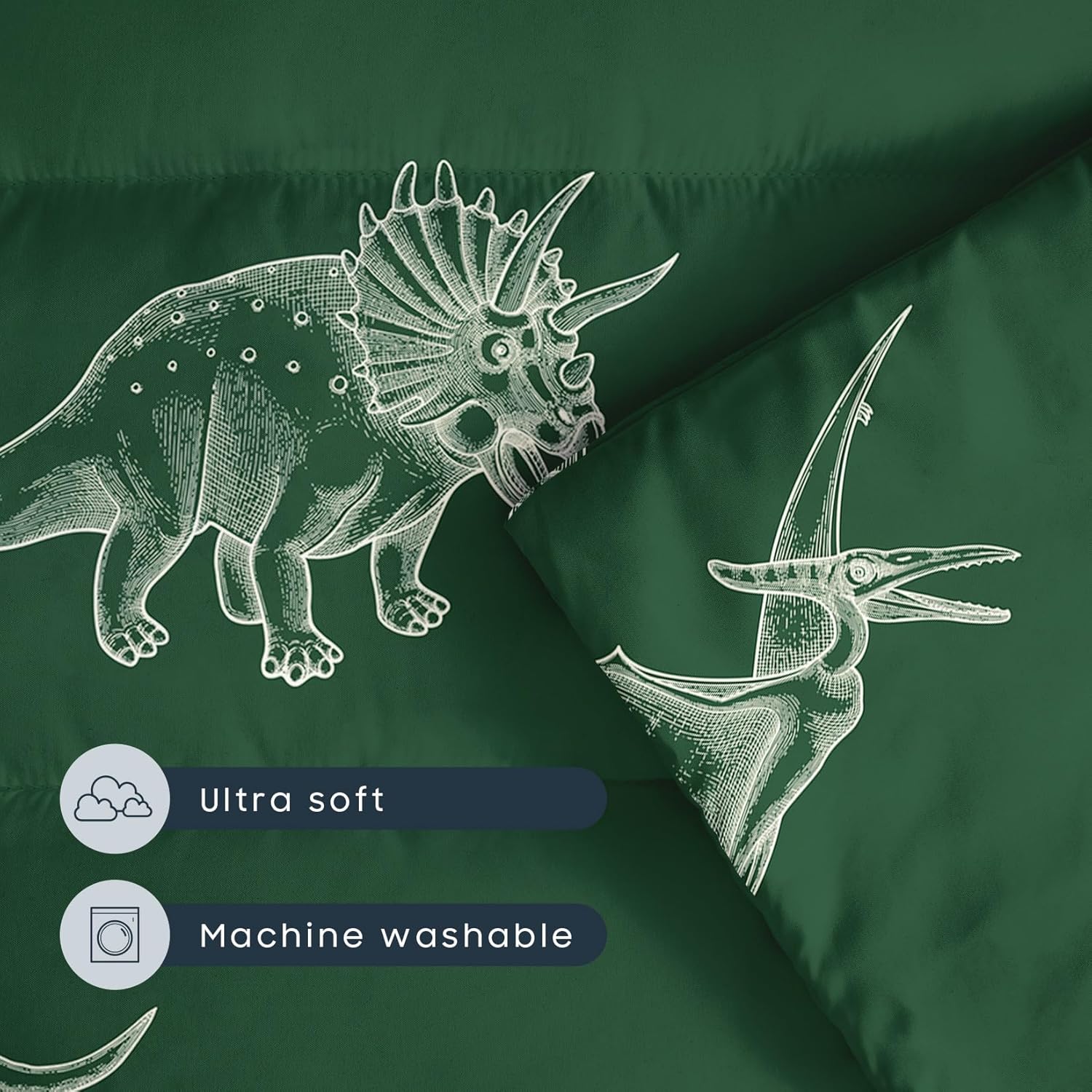 Wake In Cloud - Toddler Nap Mat with Pillow and Blanket, for Kids Boys Ages 3 Plus in Kindergarten Daycare Preschool, Roll Up Sleeping Bag, Jurassic Dinosaur Dino
