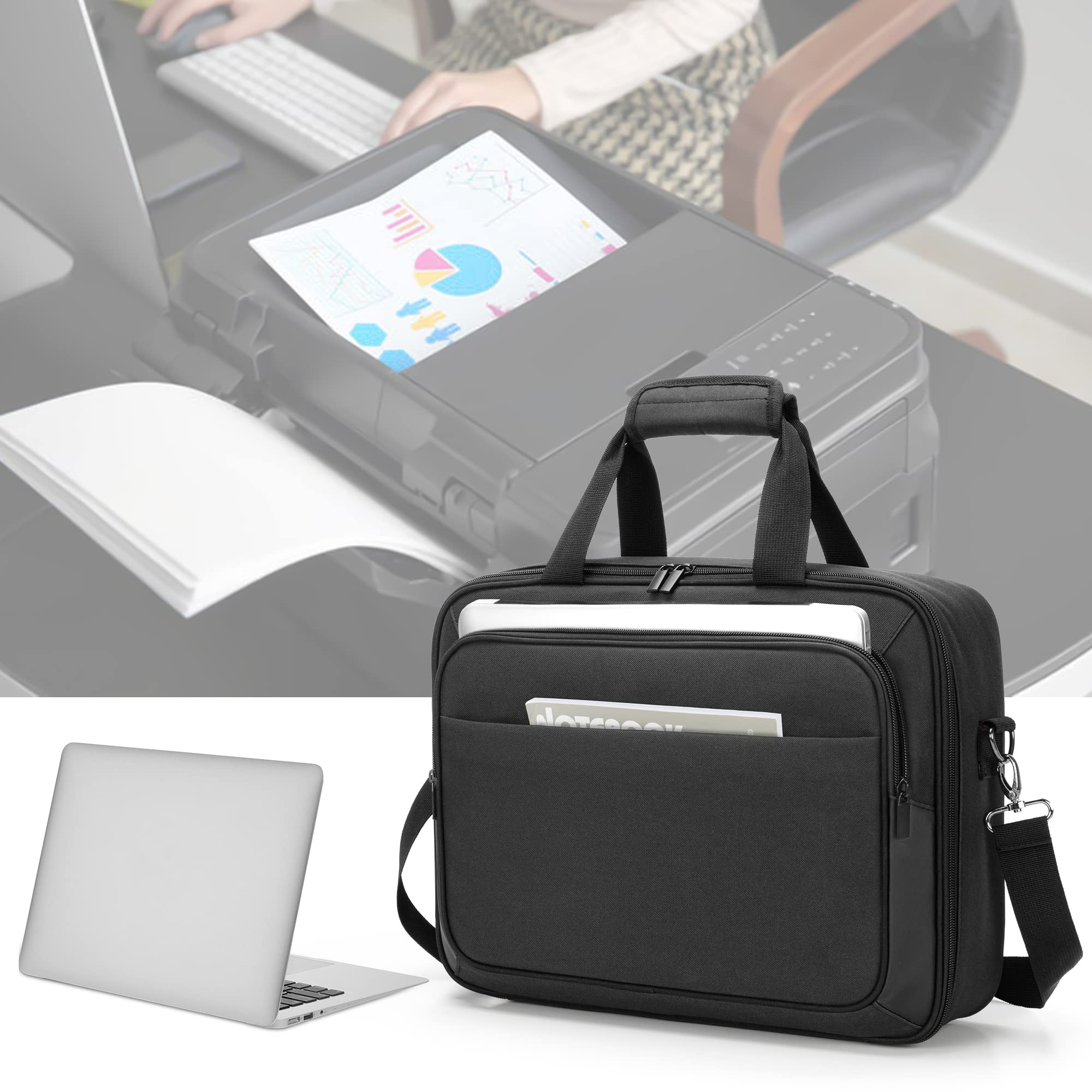 SAMDEW Borsa per Stampante Compatibile con HP Officejet 250/200, HP Tango/Tango X
