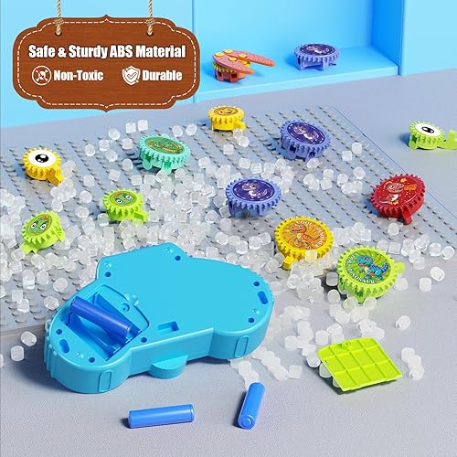 Miniatura 4 de STEM Gears Juguetes para niños a partir de 3 años, bloques de construcción de aprendizaje creativo, juego de juguetes educativos de construcción de