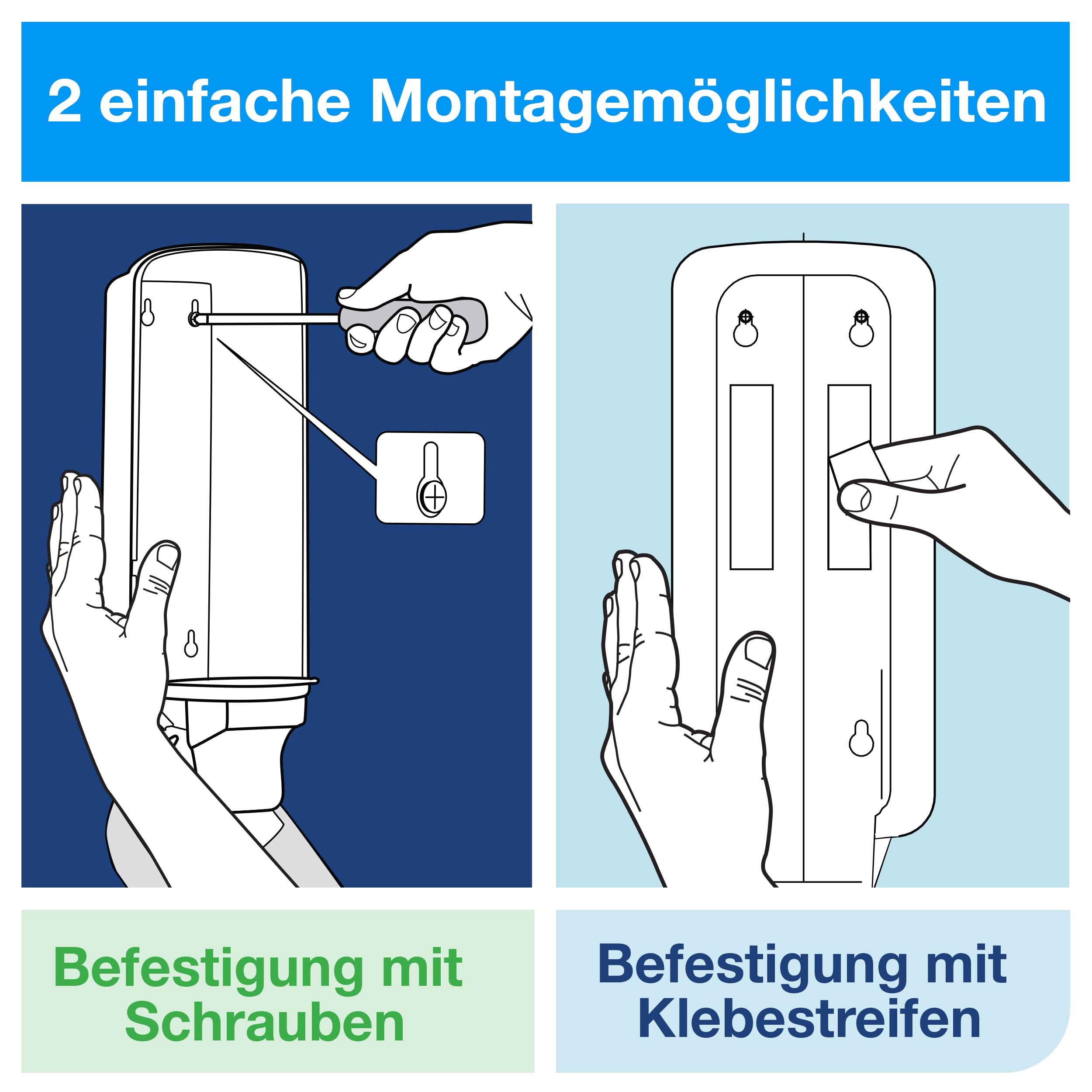 Tork Hautpflegespender Wandmontage mit Intuition Sensor Schwarz S4, für Flüssigseife, Schaumseife und Desinfektionsmittel, Elevation Linie, 561608 (x6)