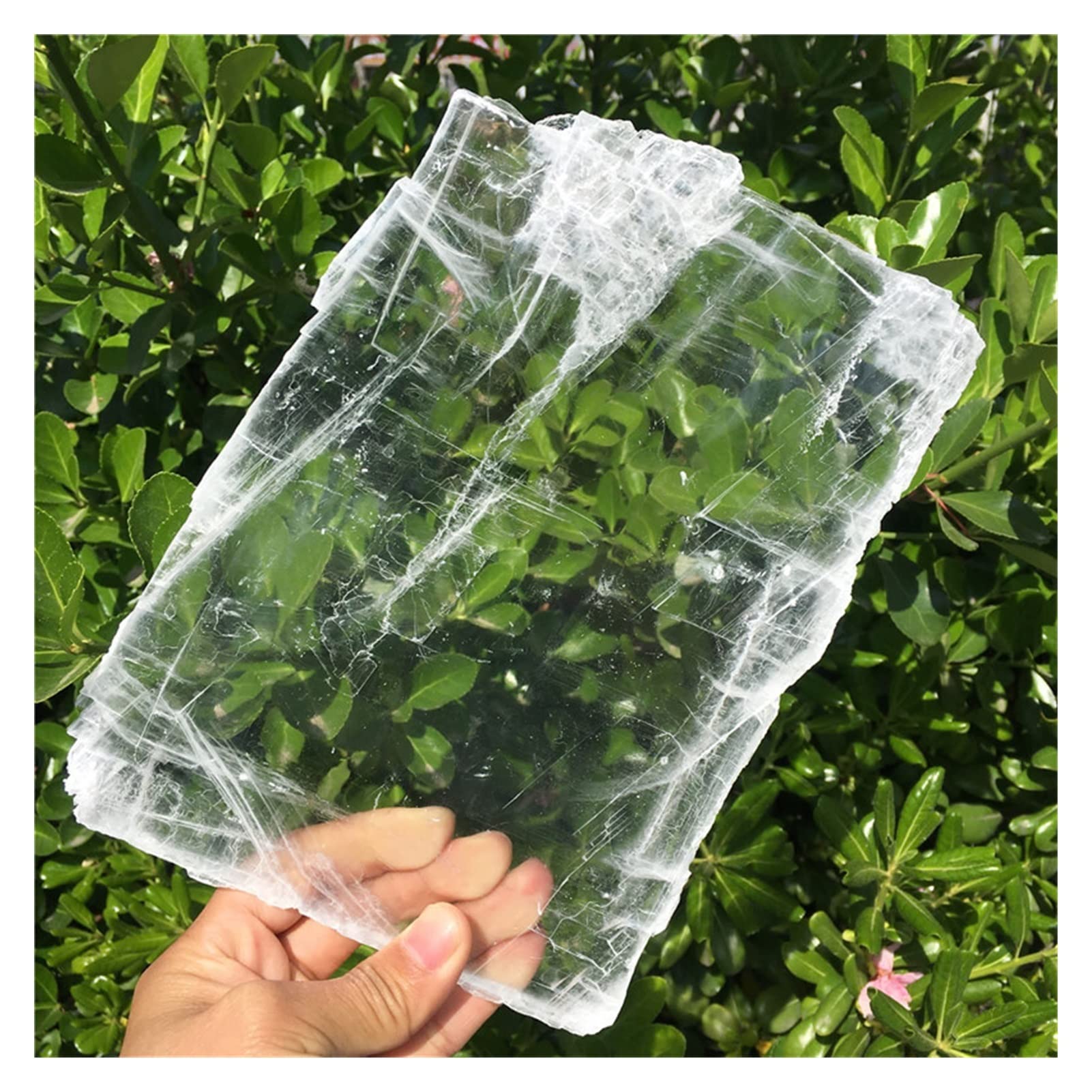 LQYXGS Crystal Stone Home Decor Natural Quartz Crystal Selenite Series Reiki Home Decor Mineral Specimen Collection(10-15cm)