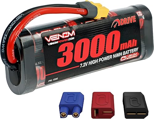 Venom - Batería NiMH de 6 celdas de 72 V 3000 mAh con enchufe universal