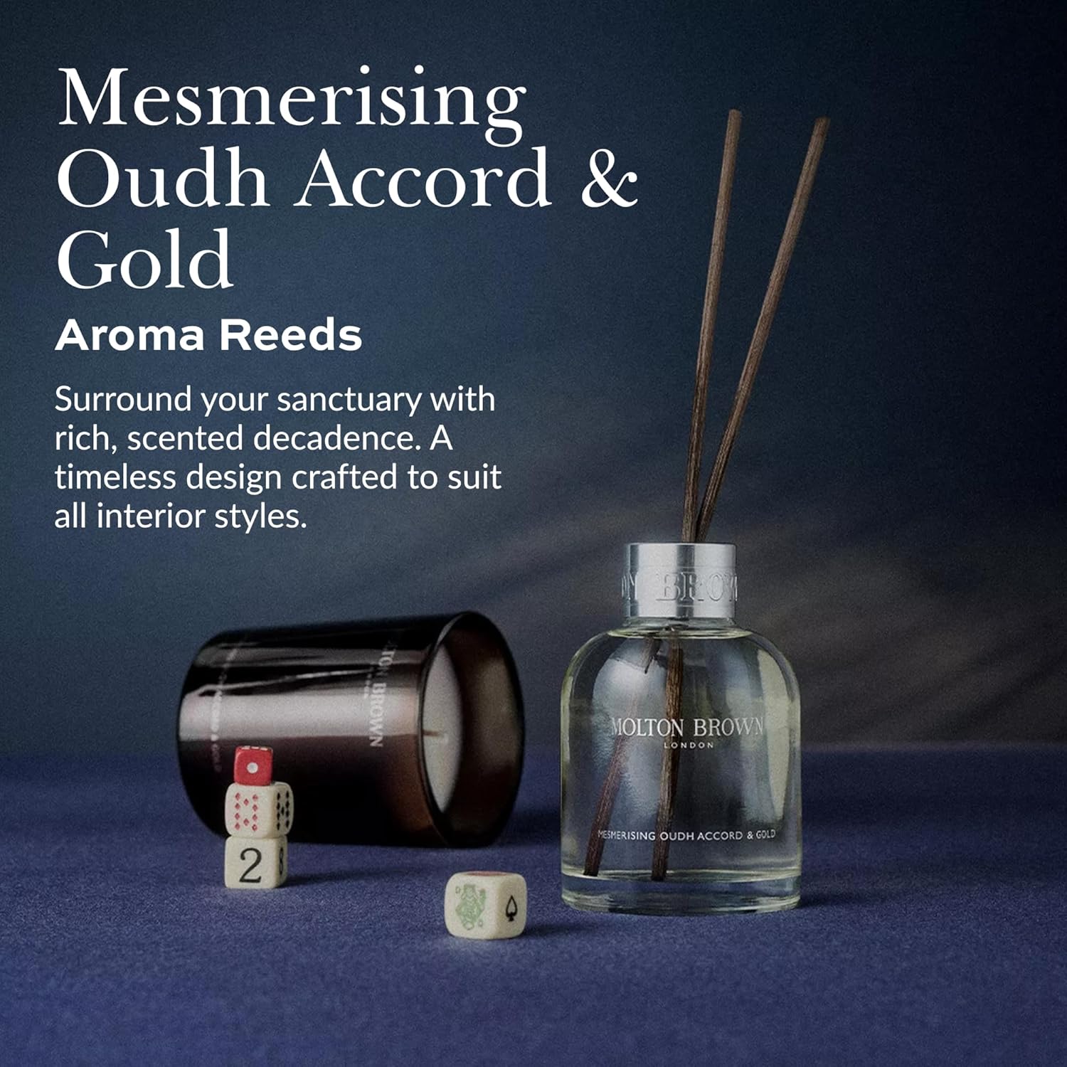 Molton Brown Mesmerising Oudh Accord & Gold Aroma Reeds 5 fl. oz.