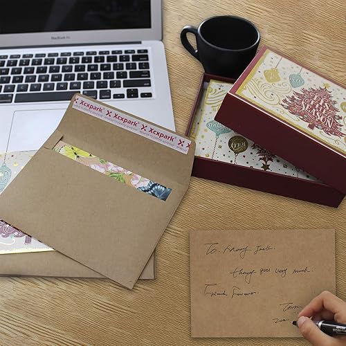 Vista 21 de 200 sobres de invitación imprimibles A6 de 4.75 x 6.5 pulgadas, sobres de papel blanco autosellados de 120 GSM para invitaciones, papeles, fotos