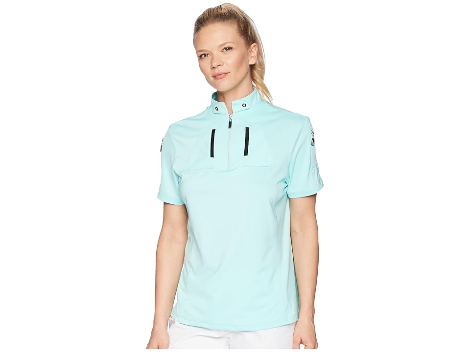 

Jamie Sadock Short Sleeve Top (Mermaid) Women's Clothing