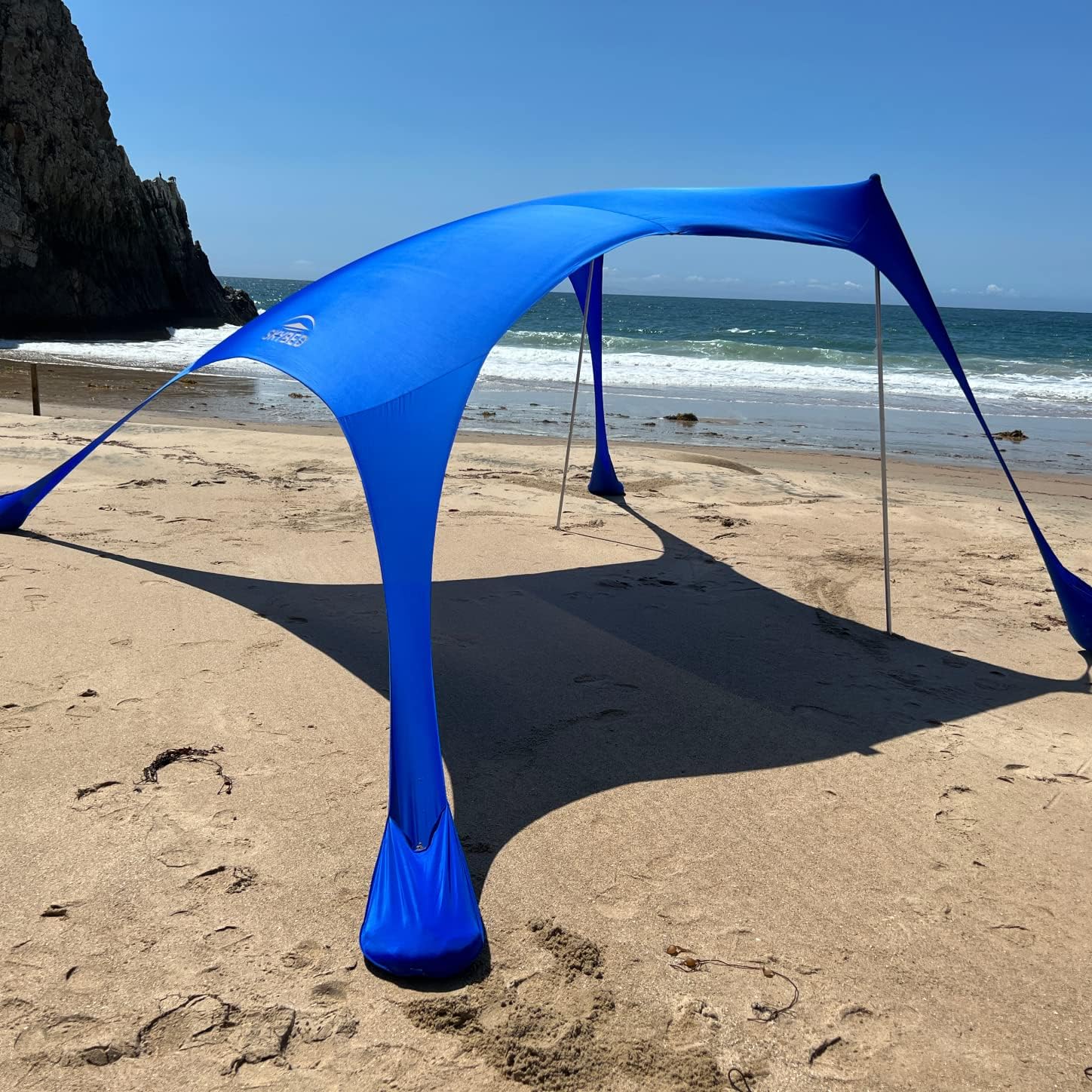Beach Shade Sun Shelter by Skybed with Builtin Sand Bags