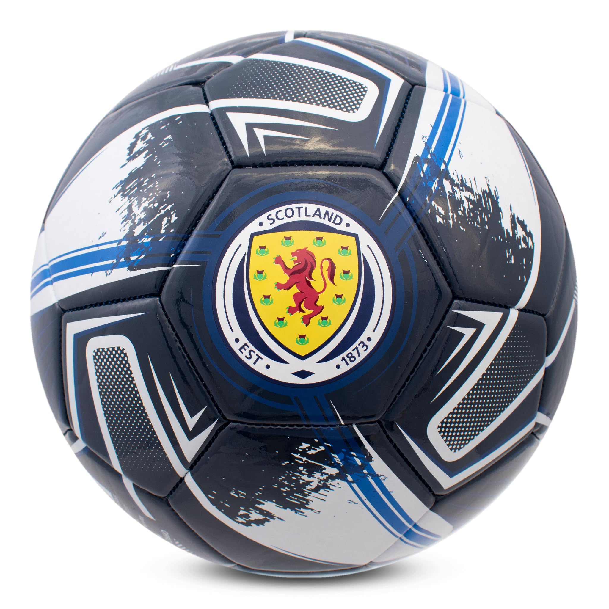 Hy-Pro Officially Licensed Scotland FA Football - Size 5, Turbine Design, Training, Match, Merchandise, Collectible For Kids and Adults