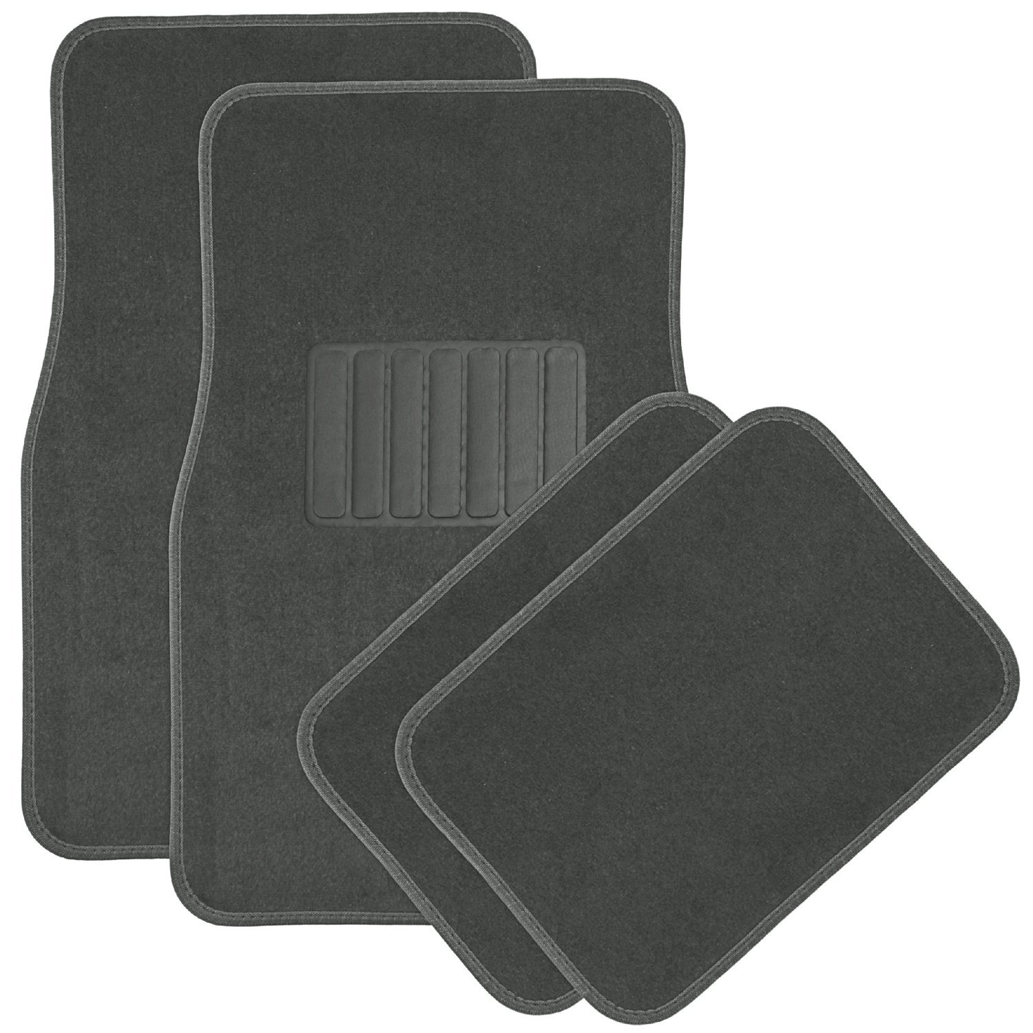 National Standard Products 4pc Full Set Heavy Duty Deluxe Carpet Floor Mats Universal Fit Mat for Car SUV