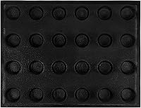 Vista 1 de FUNSHOWCASE Pan redondo bandeja perforada panadería moldes de silicona 24 mini disco cónico bollo malla hornear hoja