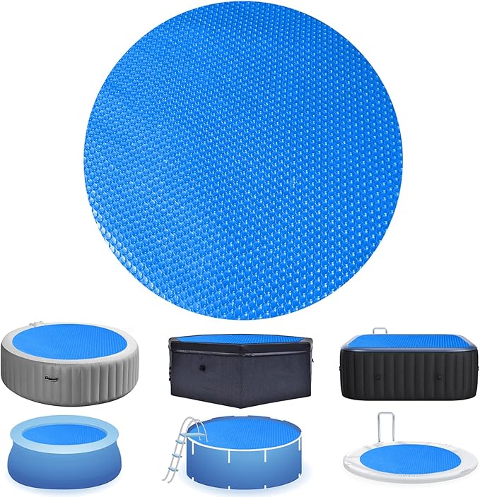 Evoio Solar Pool Covers Blankets for 15 ft Diameter Round