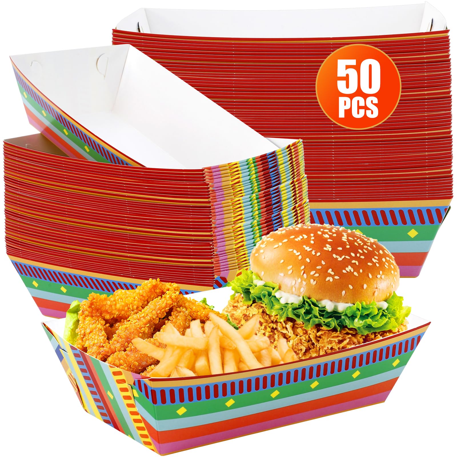 Plateaux de service jetables pliables et anti-fuite