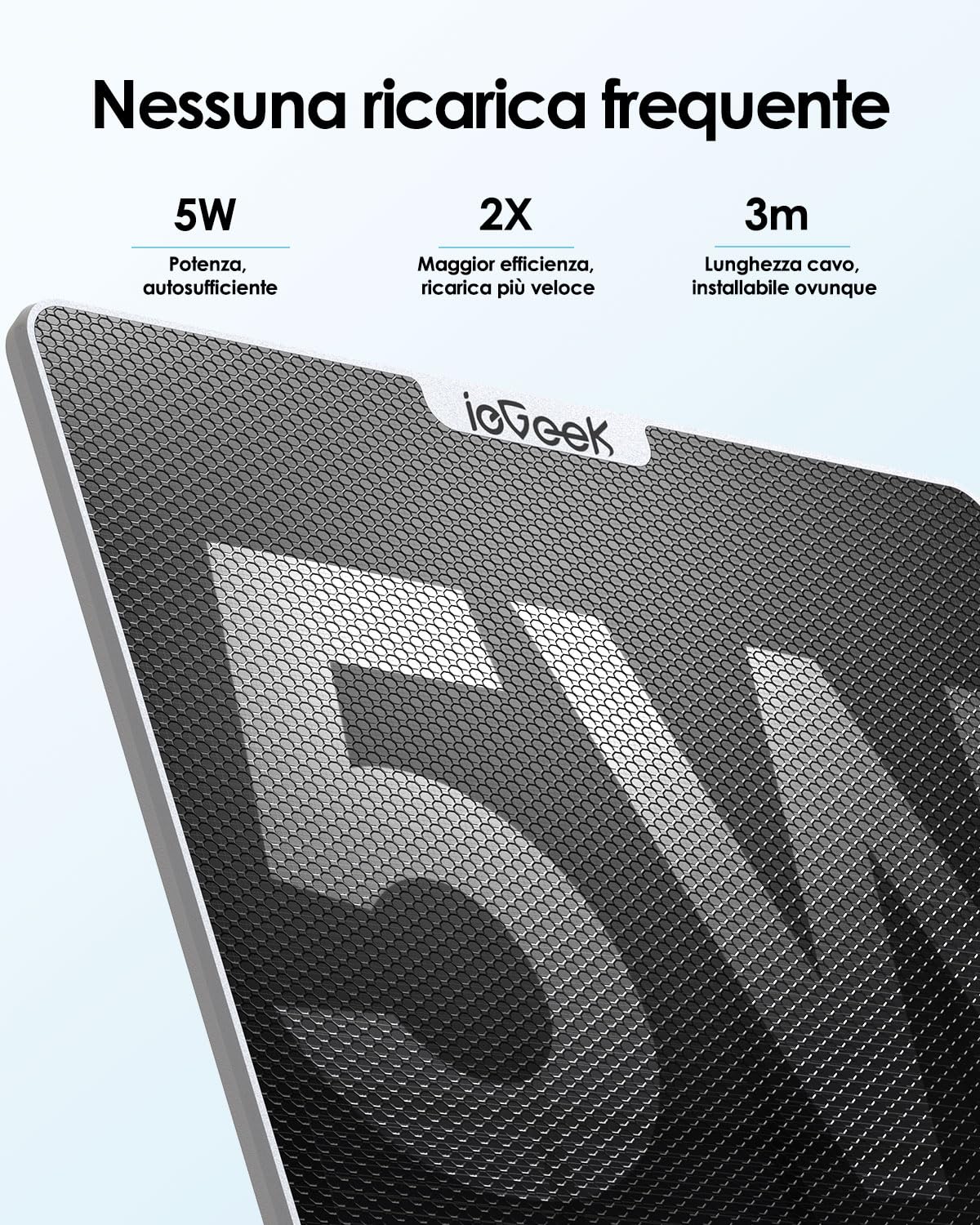 ieGeek 24/7 Registrazione AOV 4G Telecamera Esterno con SIM Senza WiFi | Tracciamento Automatico, Rilevamento AI, Visione Notturna 25m, Memoria 512GB, 5W Pannello Solare, 10000mAh Batteria, IP65