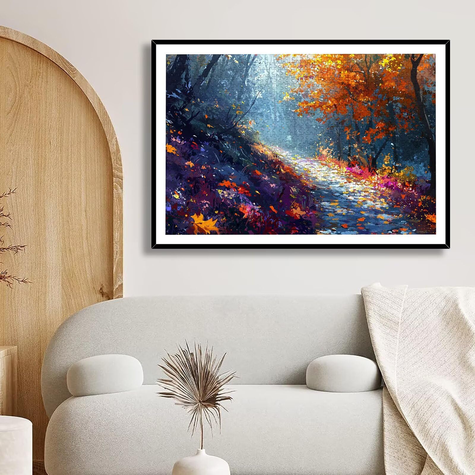 Puzzle 3000 Pezzi Paesaggio, Puzzle Autunno 3000 Pezzi Arte per Adulti e Bambini, Misura: 122x81 cm, Puzzles Legno per Adulti con Squisita Scatola di Imballaggio, Idea Regalo Donna, Regalo Uomo, -8861
