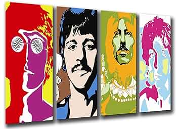 絵画 Beatles Amazon.com: Buyartforless Framed The Beatles Abbey Road 1969