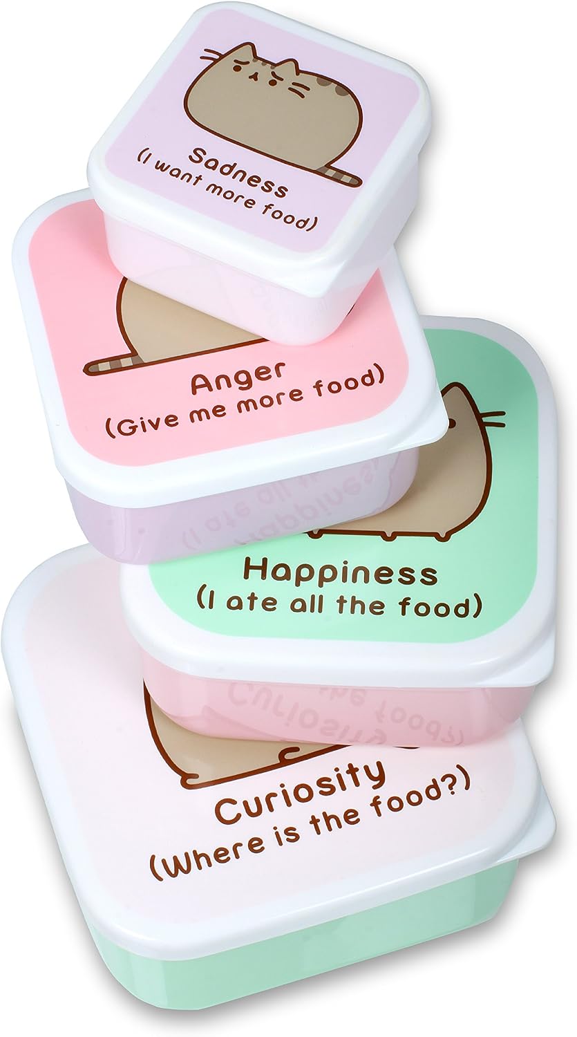 Pusheen Snack Box Set Thumbs Boxes Pouches