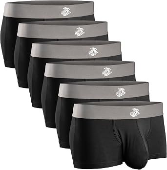 Real Men Natural Modal Pouch Boxer Briefs - ABCD Custom Pouch Size - Waist XS-5XL