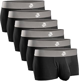 Real Men Bulge Enhancing Pouch Underwear for Men – 1, 3 and 6 Pack Set - Modal Boxer Briefs ABCD Pouch
