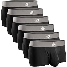 Real Men Natural Modal Pouch Boxer Briefs - ABCD Custom Pouch Size - Waist XS-5XL