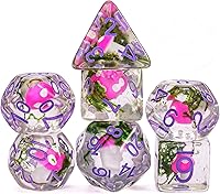 Vista 28 de UDIXI Juego de 7 dados poliédricos DND D&D, RPG D y D con bolsa de almacenamiento para juegos de rol y otros juegos de mesa (Aarakocra)