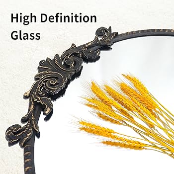 Amazon.com: YIDIE Round Mirror, 24''Baroque Style Circle