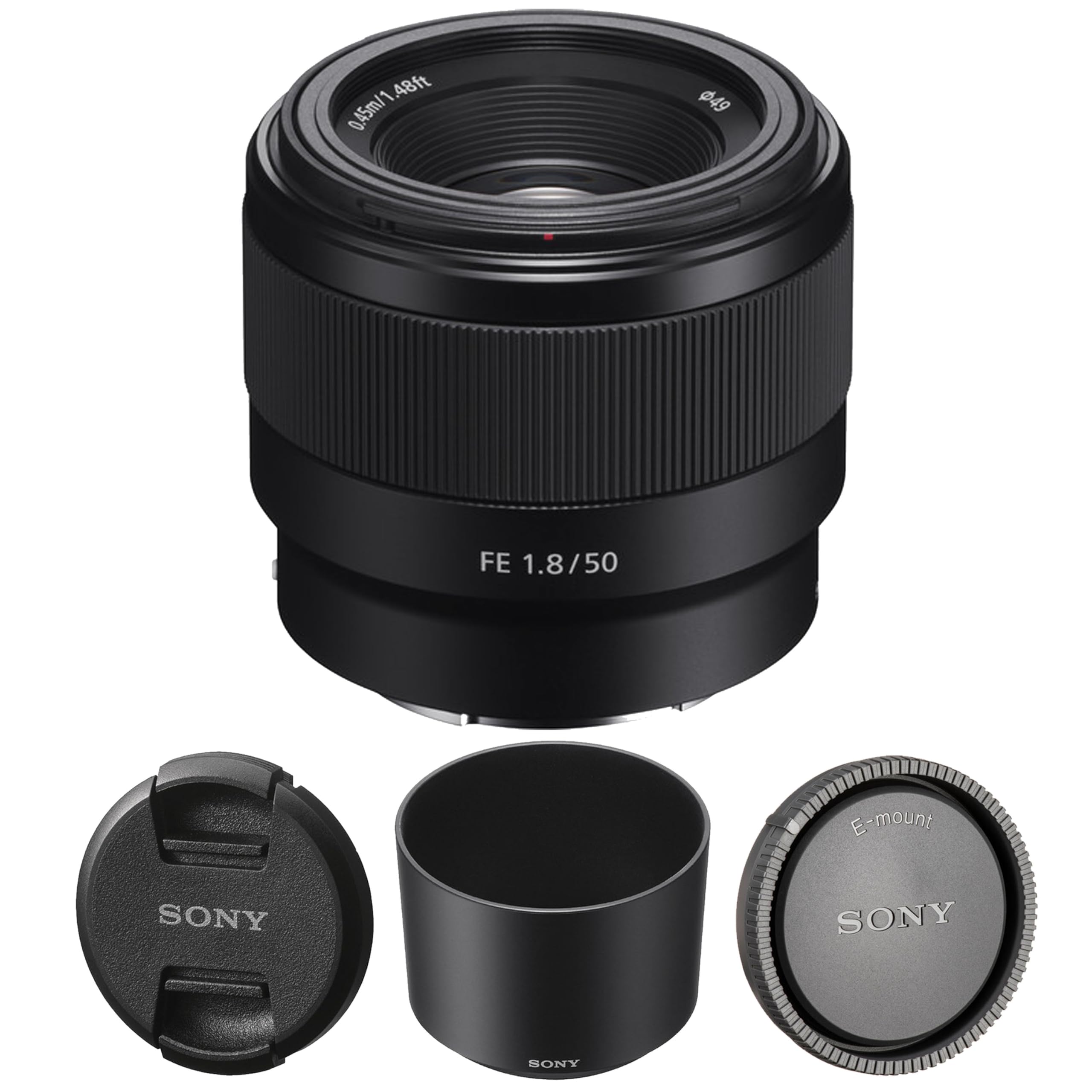 Sony FE 50mm f/1.8 Lens (Black)