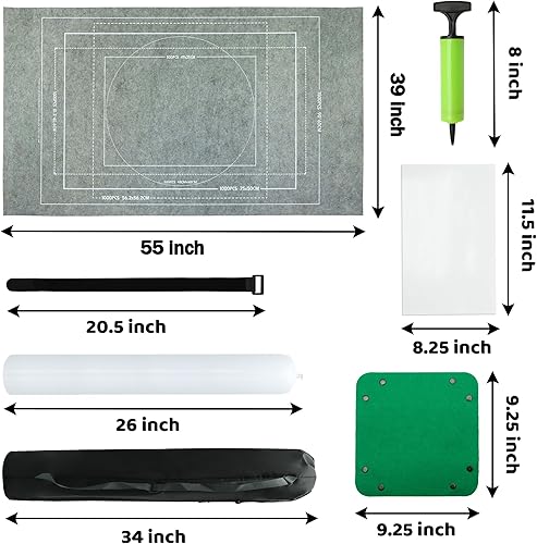 Miniatura 6 de 3000 unidades  Tapete de rompecabezas enrollable  Tapete de rompecabezas enrollable  Bandejas enrollables de ahorro para clasificar tablero, hojas