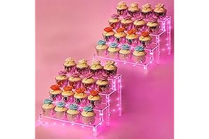 YestBuy 4-Tier Figurine Display Shelf