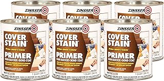 Rust-Oleum 3504 Zinsser Cover Stain Oil Based Primer, White, 6 Can of Paint