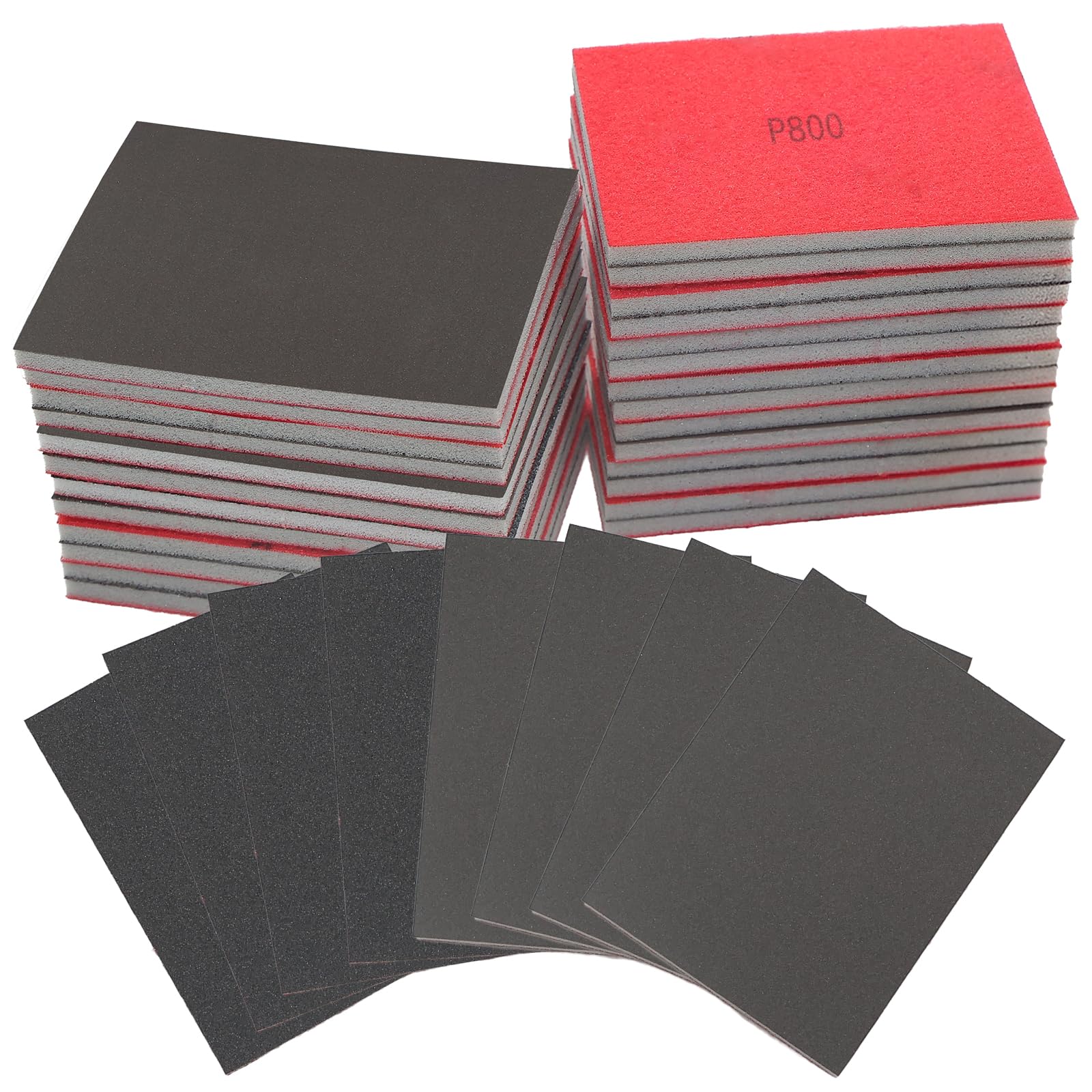 Sanding Block Set - 26 Sponges for Wood & Metal -11