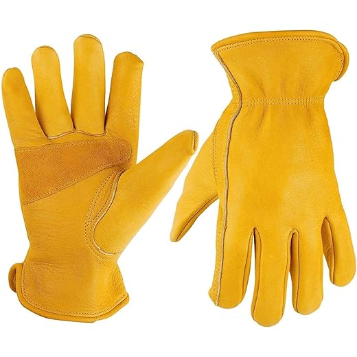 Jupiter Industries Leather Work Gloves - 10 Inches