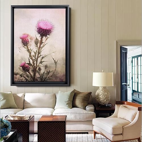 Miniatura 3 de Thistle Wall Art, Botanical Print, Instant Prints, Boho Wall Decor, Nature Photography