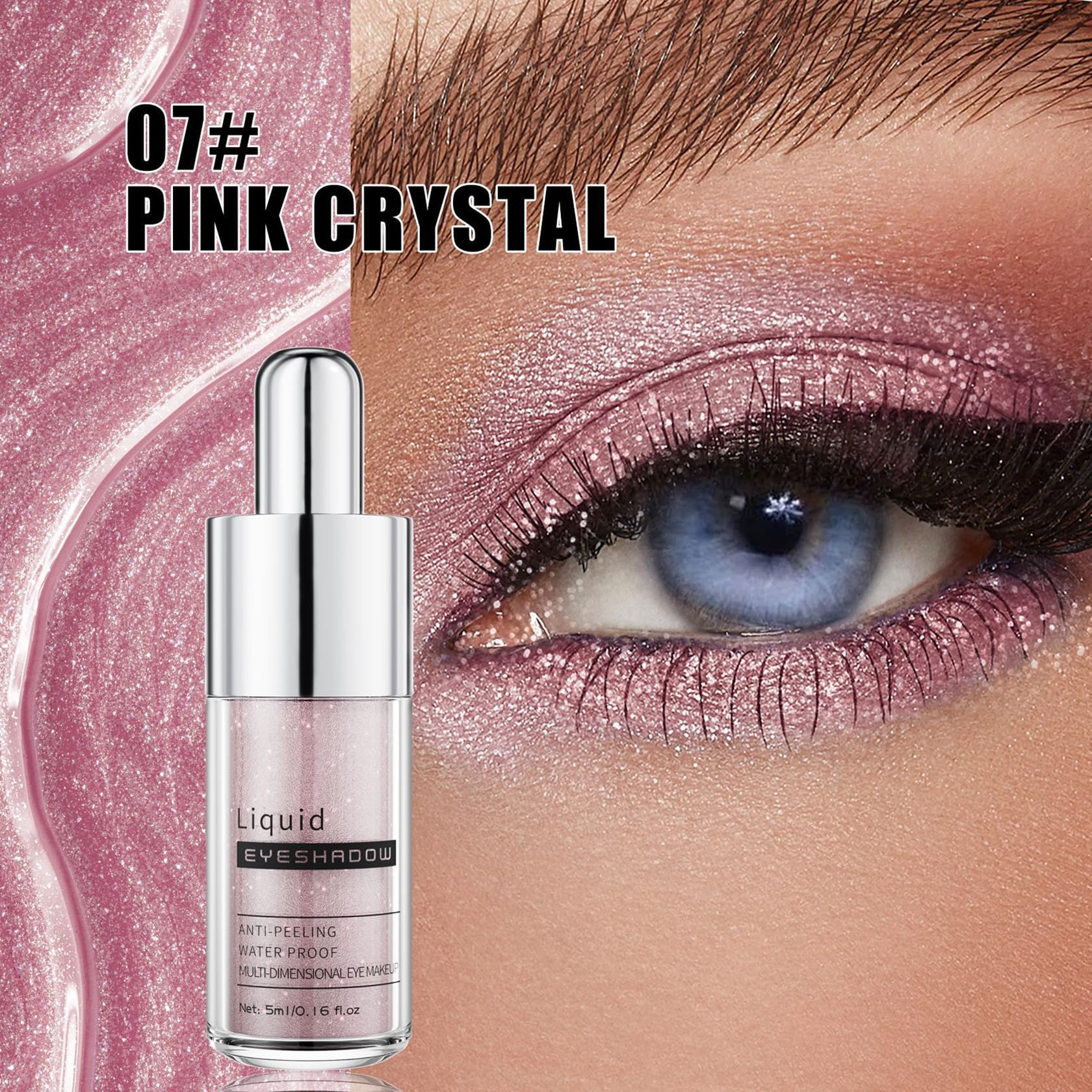 Shin Liquid Glitter Eyeshadow with Metallic Shimmer & Starry Finish - Image 2