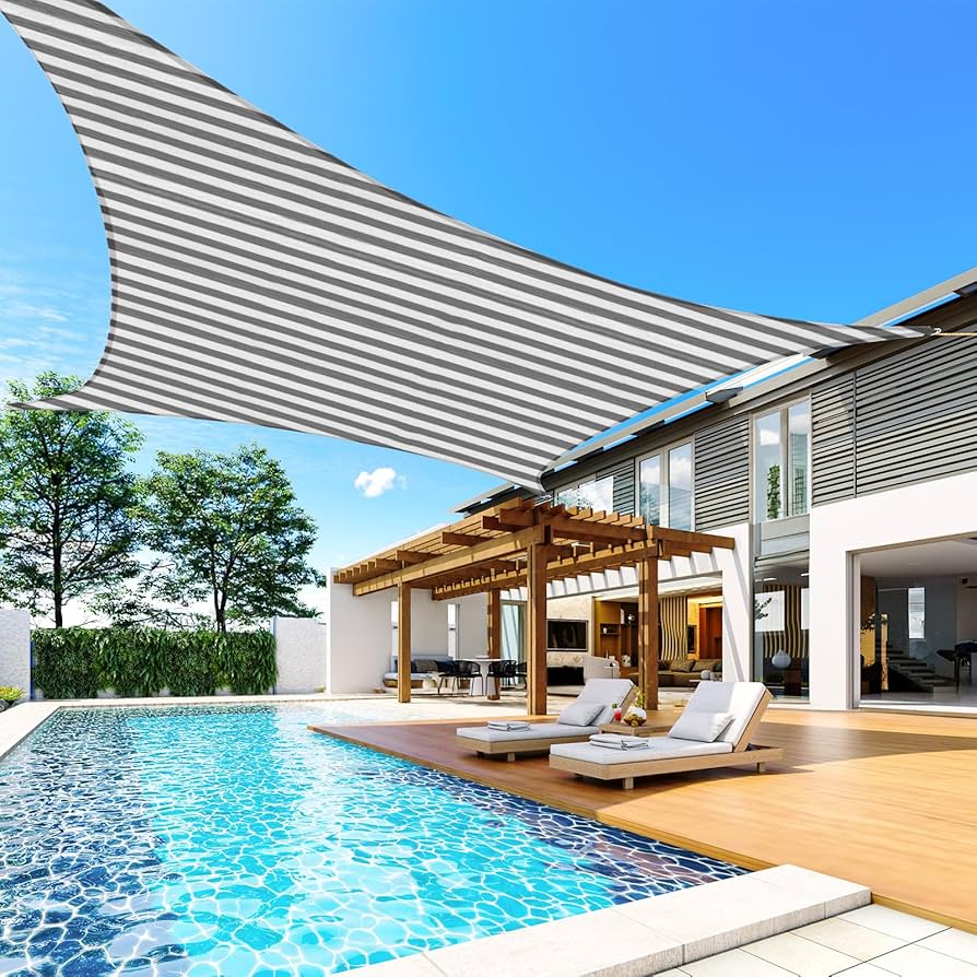 hito_eo　新品 OUTDOOR PRODUCTS for SALON Amazon.com : Quictent 20X20FT 185G HDPE Square Sun Shade