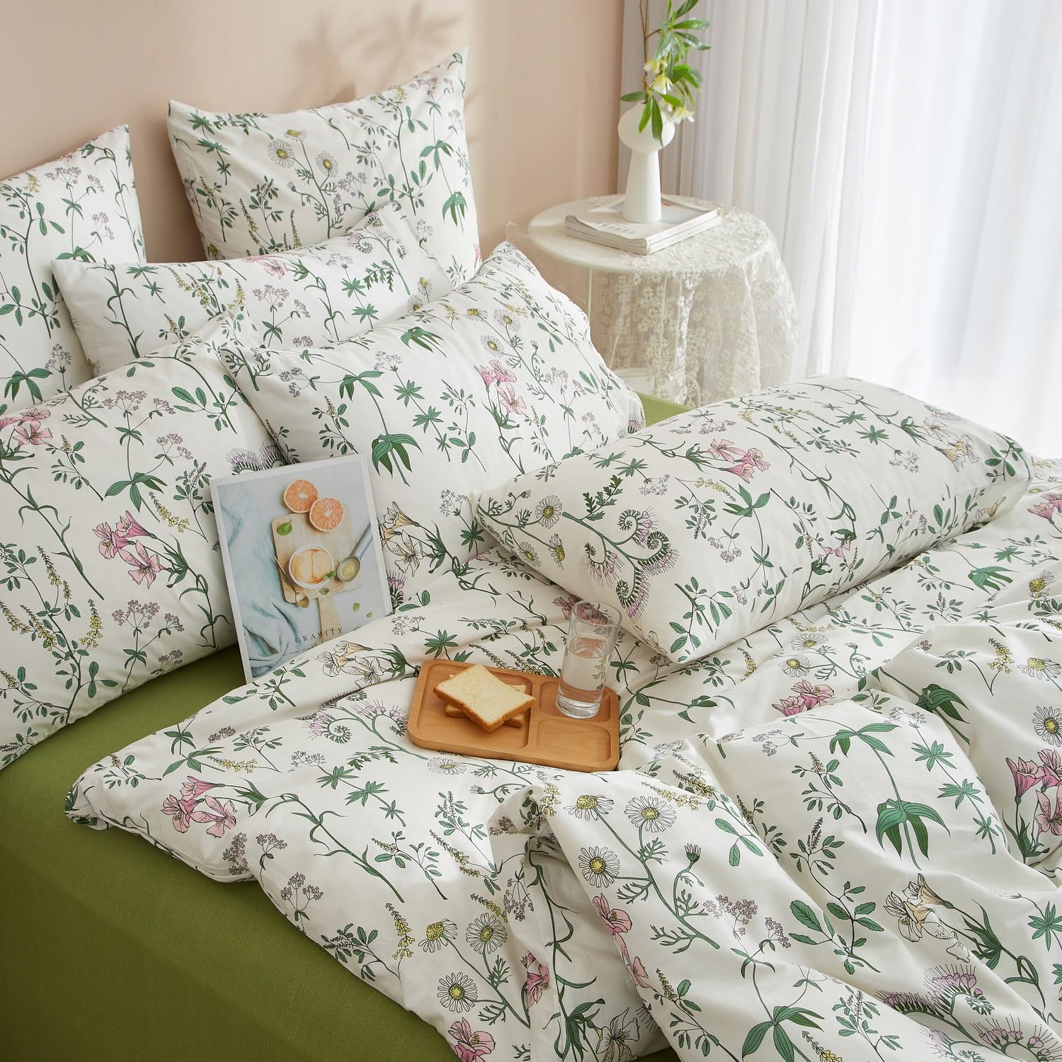 Biancheria Da Letto Etérea 135x200 In Cotone - Philou Grey - Foto 7