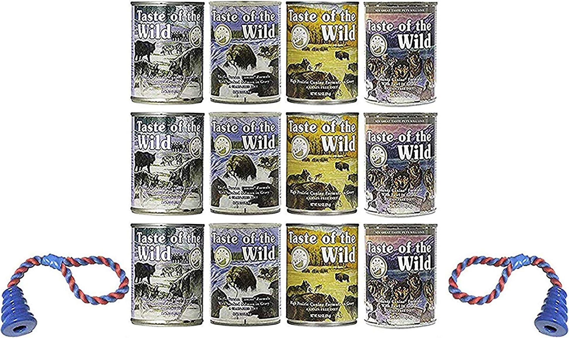 Taste of The Wild Dog-Food Canned Variety Pack
