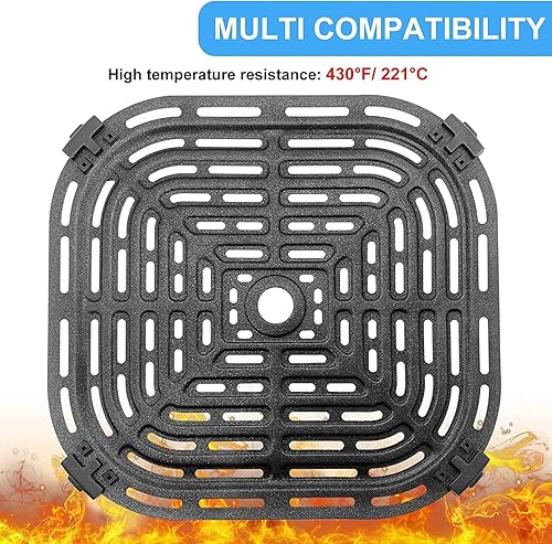 Miniatura 3 de 8 pies de goma para freidora de aire Bella Pro Series/Paris Hilton/Crux/COSORI/Dreo/Ultrean, freidora de aire de alta calidad, parachoques de goma