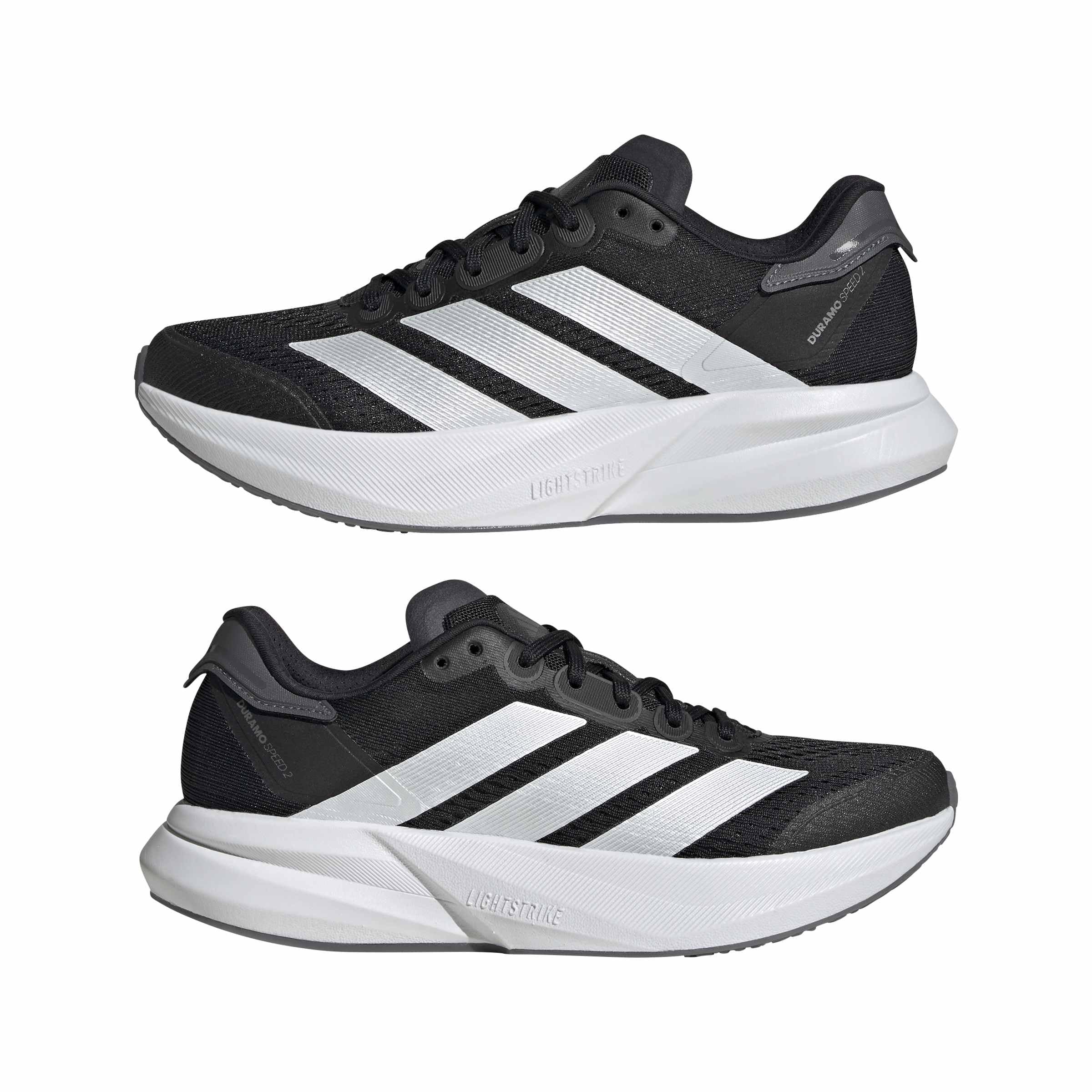 adidas Mujeres Duramo Speed 2 Zapatillas para Correr Zapatilla Neutral Cblack/Flaaqu/Lucpnk - Negro