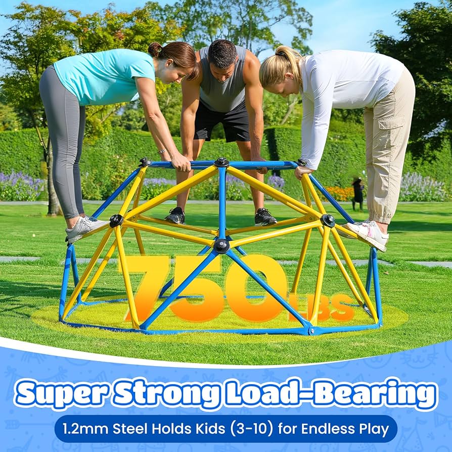 Amazon.com: Zupapa 6FT Climbing Dome for Kids 3-8, Jungle Gym for
