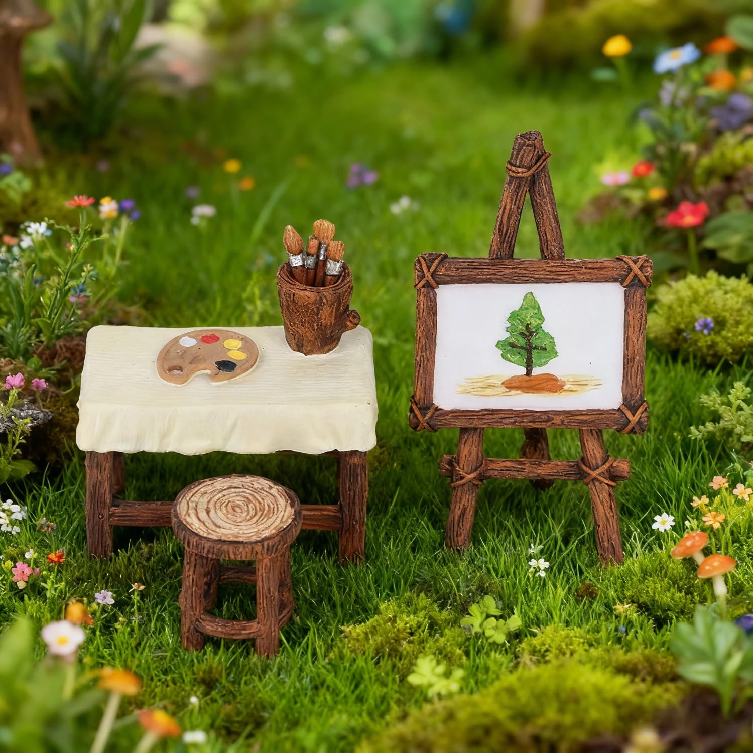 Fairy Garden Accessories, Fairy Garden Accessories Outdoor,Fairy Garden,mini Furniture,Miniature Furniture,Fairy Garden Decor,Fairy House Accessories,mini Bench,Miniature Fairy Garden