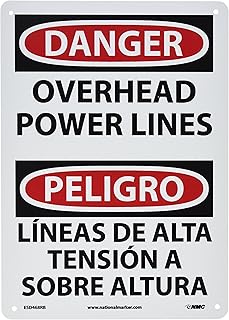 NMC ESD468RB Bilingual OSHA Sign, Legend