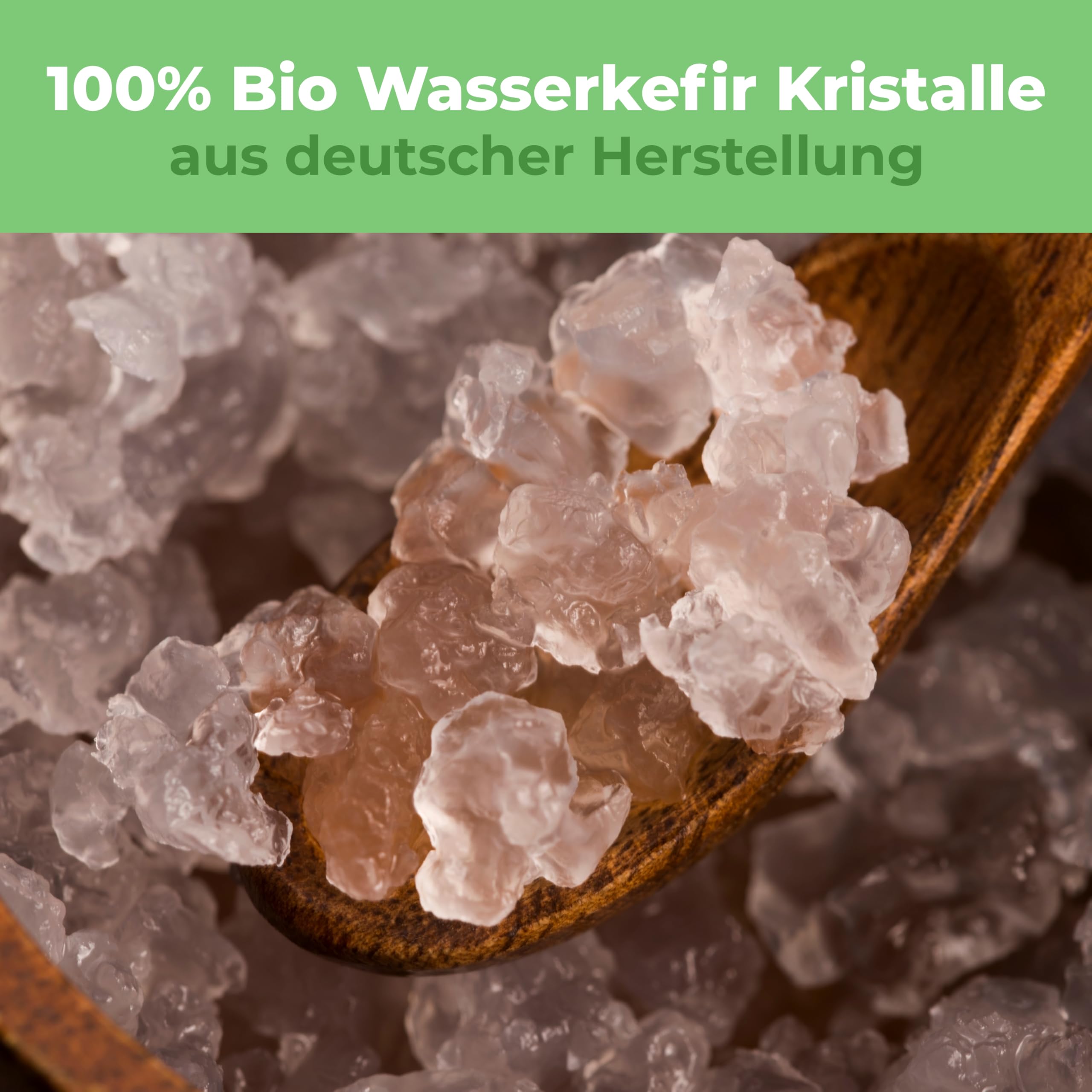 Curly Superfood Bio Wasserkefir Kristalle 30g inkl. Anleitung