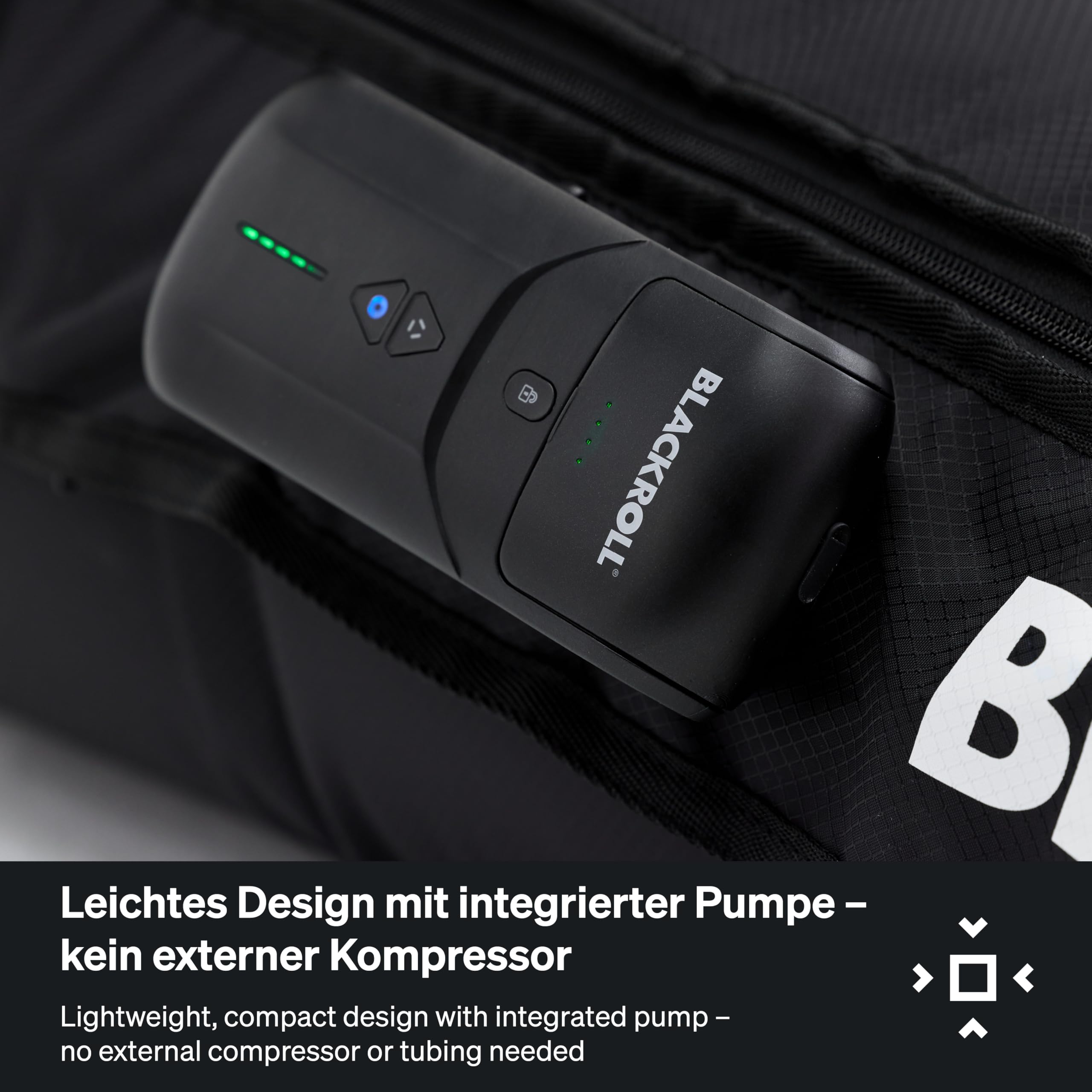 BLACKROLL® Compression Boots 2.0 – Premium Recovery Boots für Beine L| Kompressionsmassage für schnellere Regeneration, schwere Beine & Muskelermüdung | 3 Modi, 5 Druckstufen, kabellos